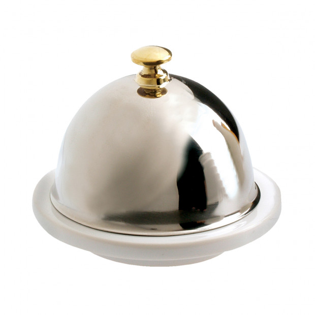 stainless steel butter dish